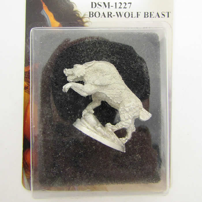 DSM1227 Boar Wolf Beast Miniature Elmore Masterwork