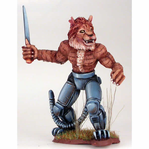 DSM1229 Cat Warrior With Dagger Miniature Elmore Masterwork