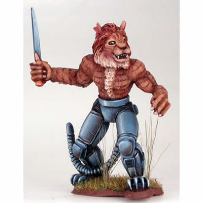 DSM1229 Cat Warrior With Dagger Miniature Elmore Masterwork
