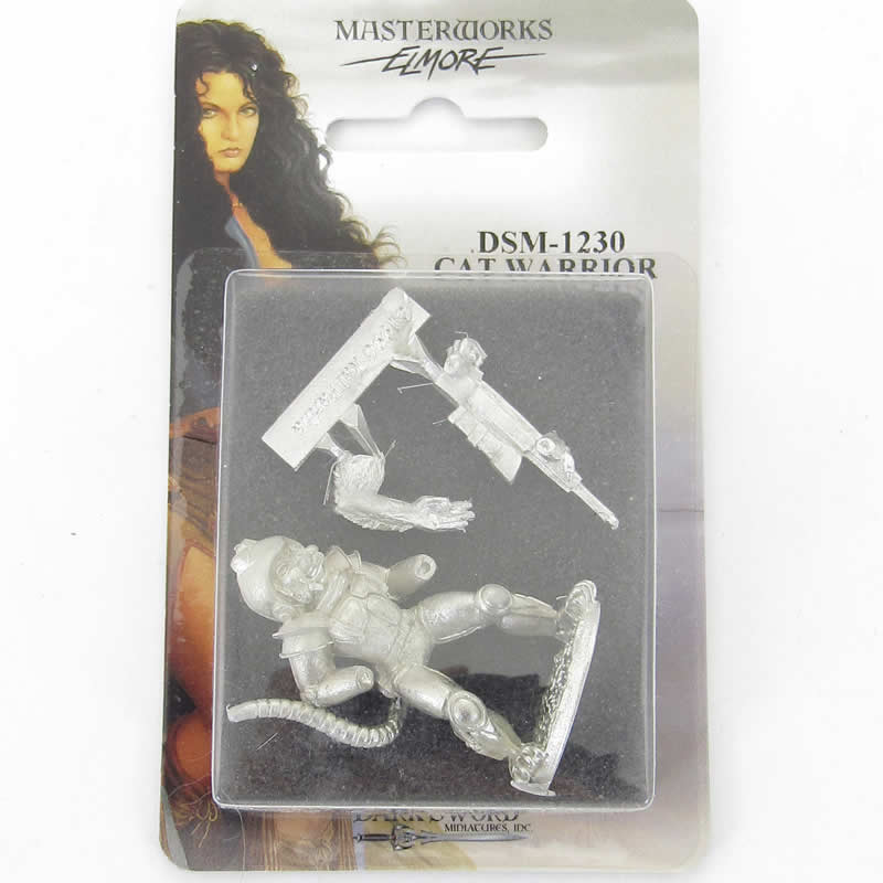 DSM1230 Cat Warrior with Laser Miniature Elmore Masterwork