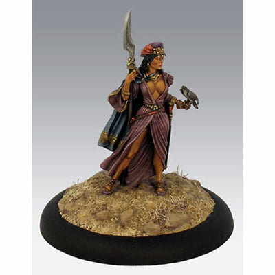 DSM2102 Desert Wing Female Warrior with Hawk Miniature