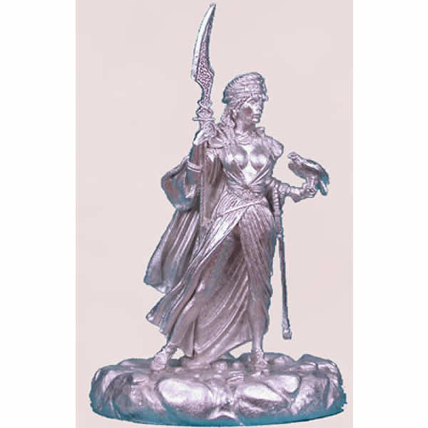 DSM2102 Desert Wing Female Warrior with Hawk Miniature