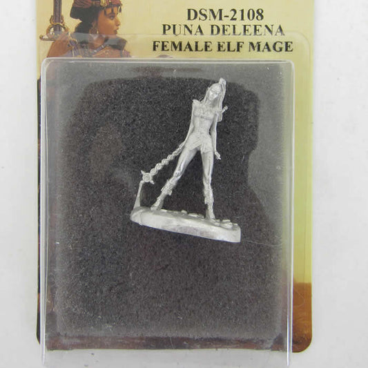 DSM2108 Puna Deleena Female Elven Mage Miniature