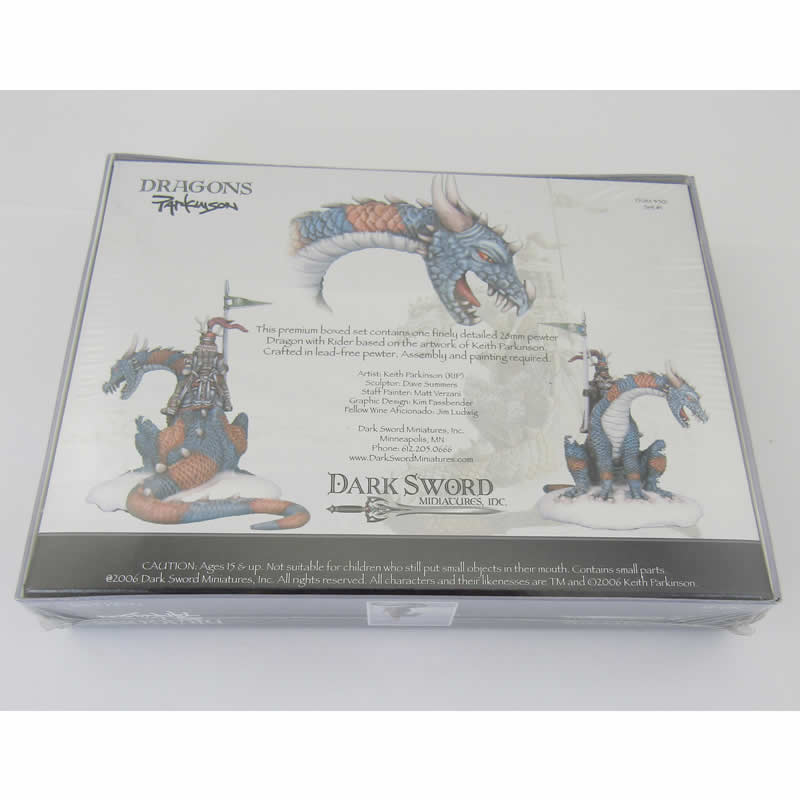 DSM2501 Northwatch Dragon and Rider Miniature Parkinson Masterworks