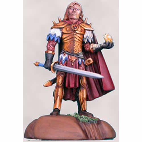 DSM3105 Male Elven Fighter Mage with Sword Miniature Caldwell Masterworks
