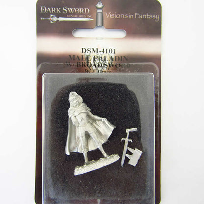 DSM4101 Male Paladin With Broad Sword Miniature Easley Masterworks