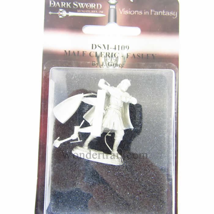 DSM4109 Male Cleric Miniature Easley Masterworks Dark Sword Miniatures