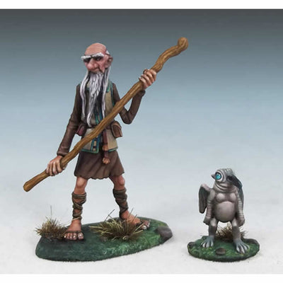 DSM4603 Arthur and Rankin Human Wizard with Familiar Miniature