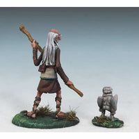 DSM4603 Arthur and Rankin Human Wizard with Familiar Miniature