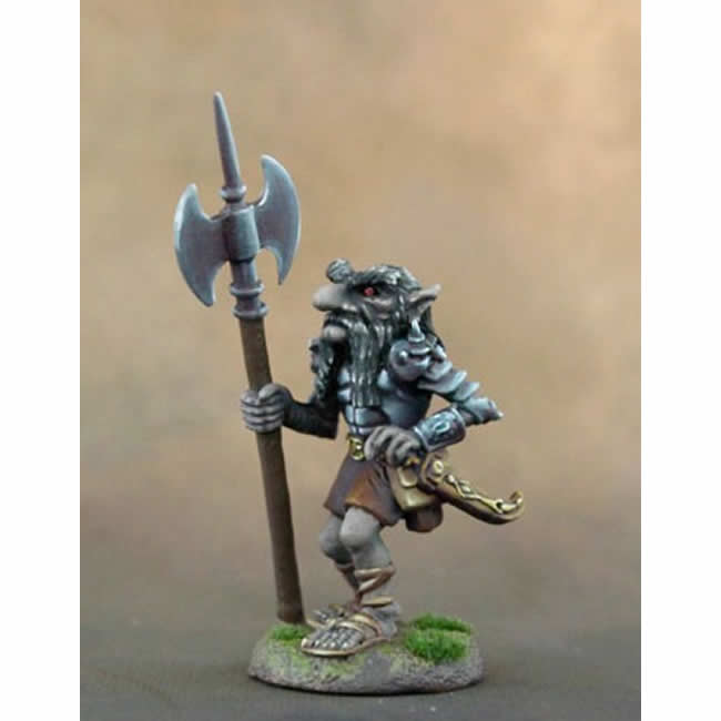 DSM4643 Dark Dwarf Warrior with Axe Miniature Diterlizzi Masterworks