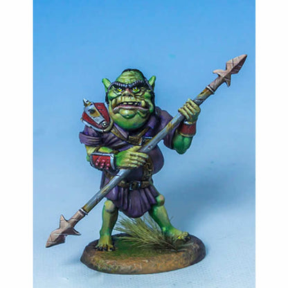DSM4644 Rotgut Half Orc Warrior with Spear Miniature Diterlizzi Masterworks