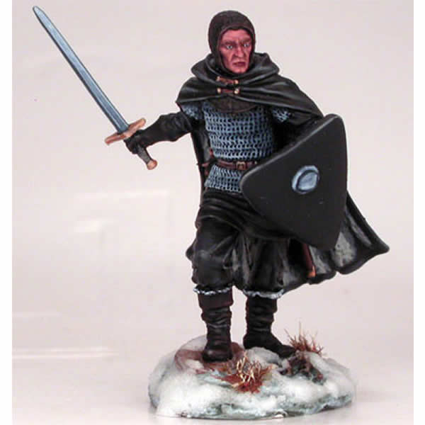 DSM5010 Nights Watch Warrior With Sword and Shield Miniature