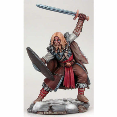 DSM5015 Wildling Warrior with Long Sword and Shield Miniature