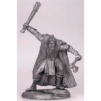 DSM5018 Wildling Warrior with Spiked Club and Axe Miniature