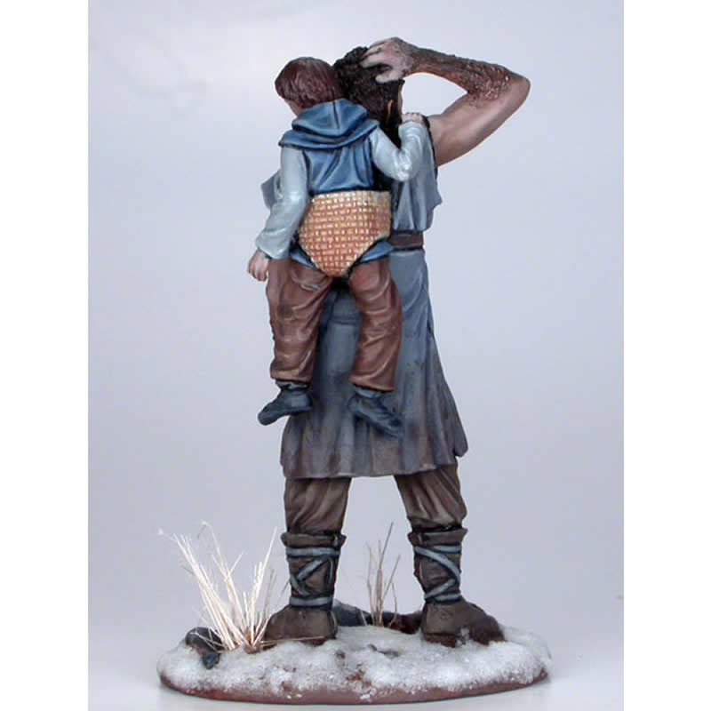 DSM5047 Hodor and Bran Stark Miniature George R.r. Martin Masterworks