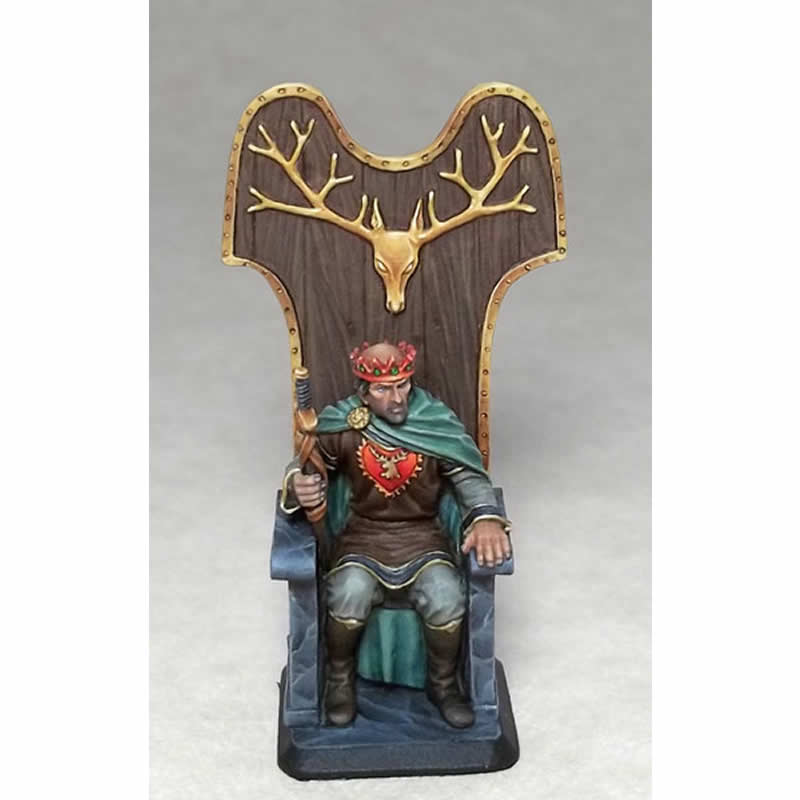 DSM5056 Stannis Baratheon on Throne Miniature George R.r. Martin Masterworks