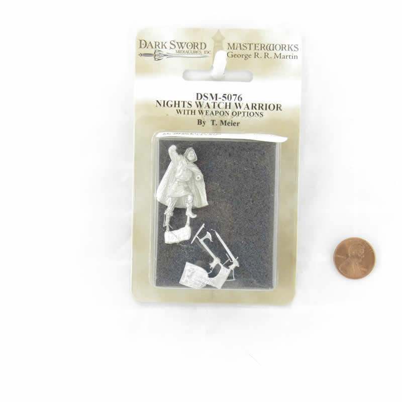 DSM5076 Nights Watch Warrior Miniature George R.R. Martin Masterworks Dark Sword Miniatures