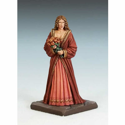 DSM5077 Lady In Waiting No.4 with Roses Miniature George R.R. Martin Masterworks