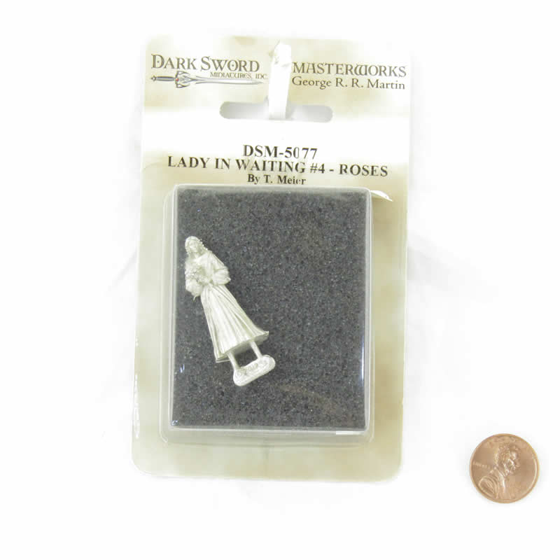 DSM5077 Lady In Waiting No.4 with Roses Miniature George R.R. Martin Masterworks