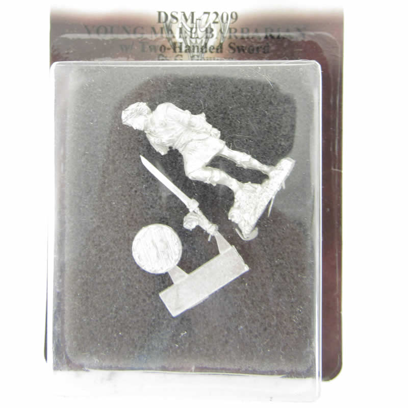DSM7209 Young Male Barbarian with Sword Miniature Visions In Fantasy