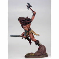 DSM7401 Dual Wield Male Barbarian Miniature Visions In Fantasy