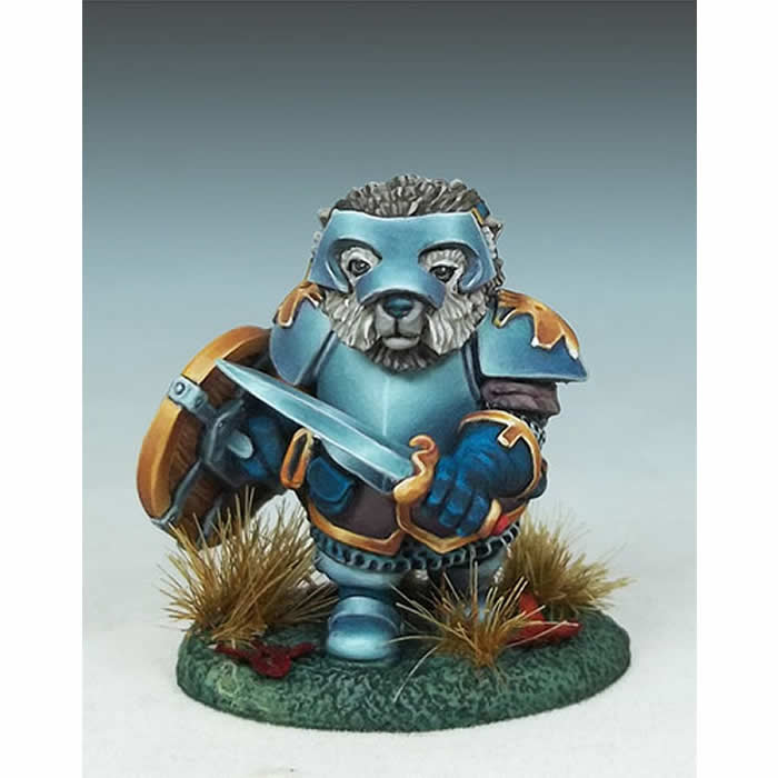 DSM8038 Hedgehog Hnight With Sword And Shield Miniature