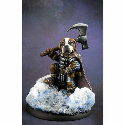 DSM8084 St Bernard Warrior Miniature Critter Kingdoms Dark Sword
