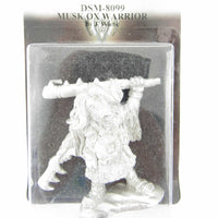 DSM8099 Musk Ox Warrior Miniature Critter Kingdoms Dark Sword