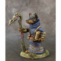 DSM8105 Belle Doberman Mage Miniature Critter Kingdoms Dark Sword