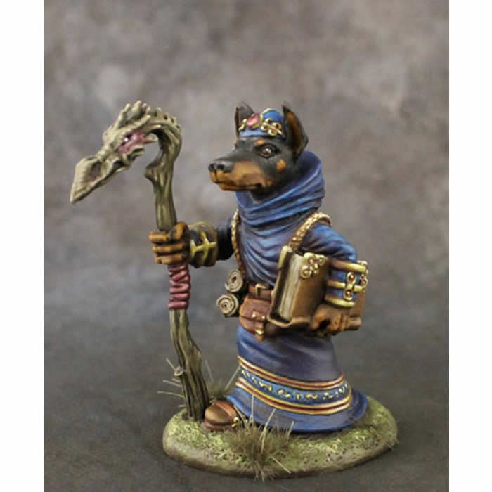 DSM8105 Belle Doberman Mage Miniature Critter Kingdoms Dark Sword