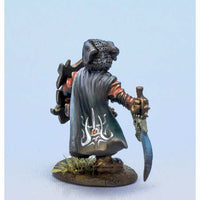 DSM8115 Rottweiler Warrior with Sword and Shield Miniature Critter Kingdoms