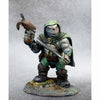 DSM8120 Tortoise Rogue with Hand Crossbow and Sword Miniature