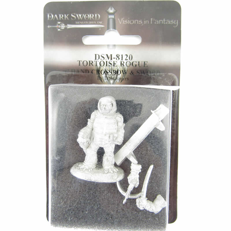 DSM8120 Tortoise Rogue with Hand Crossbow and Sword Miniature
