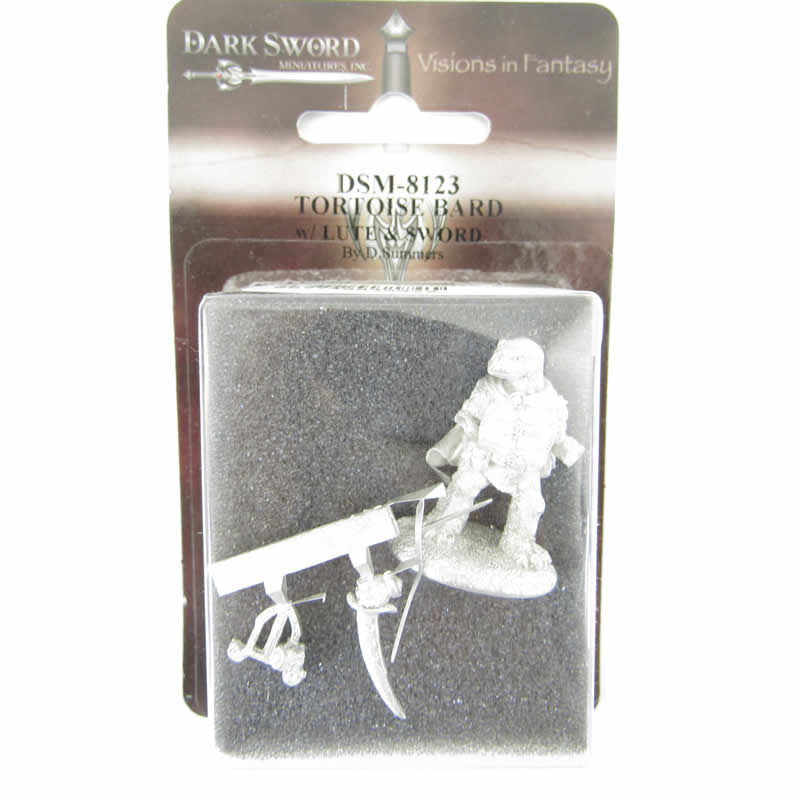 DSM8123 Tostoise Bard with Lyre and Sword Miniature Critter Kingdoms