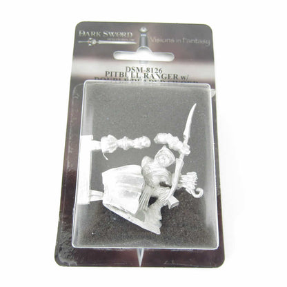 DSM8126 Pitbull Ranger with Double Bladed Sword Miniature Critter Kingdoms