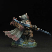 DSM8126 Pitbull Ranger with Double Bladed Sword Miniature Critter Kingdoms