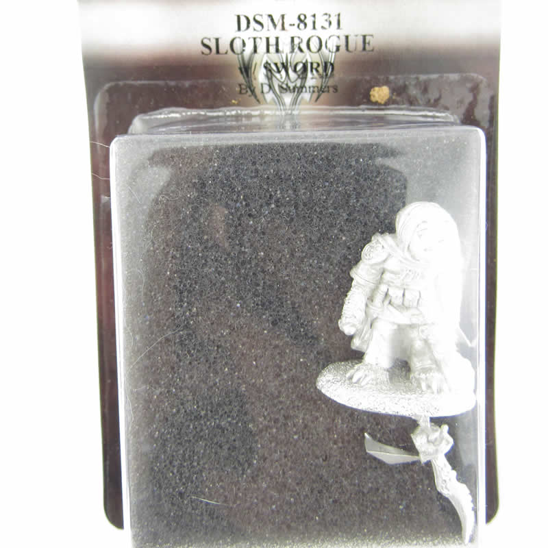 DSM8131 Sloth Rogue With Sword Miniature Critter Kingdoms Dark Sword