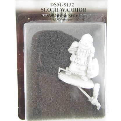 DSM8132 Sloth Warrior with Sword and Shield Miniature Critter Kingdoms