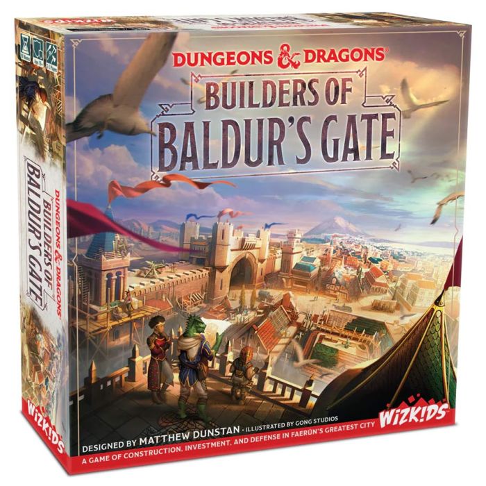 D&D Builders of Baldur's Gate - City-Building Strategy Board Game with 3D Miniatures