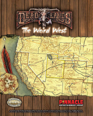 Savage Worlds: Deadlands - Map of the Weird West