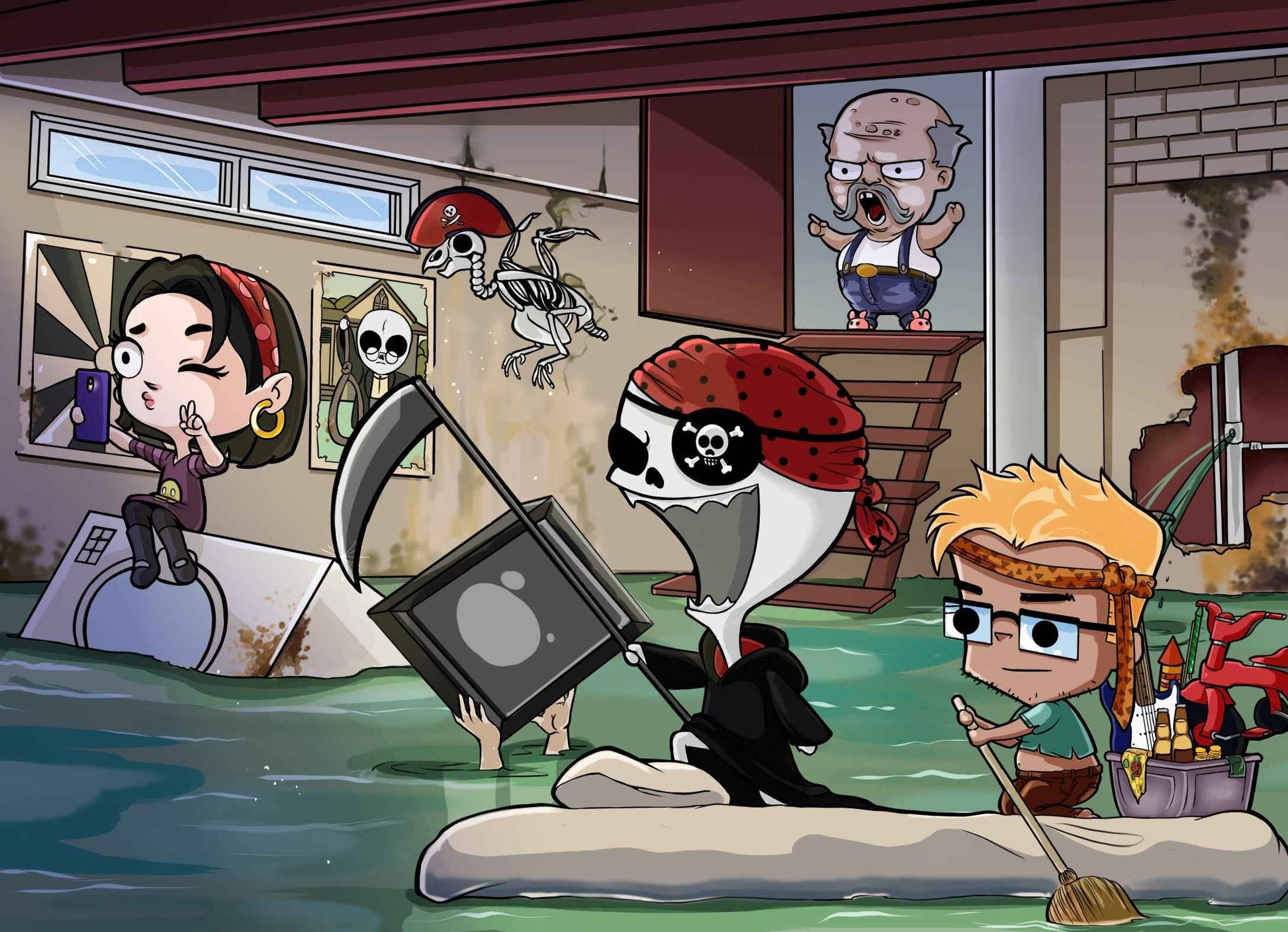 Rest in Pieces – ENNIE-Nominated Dark Comedy Tabletop RPG