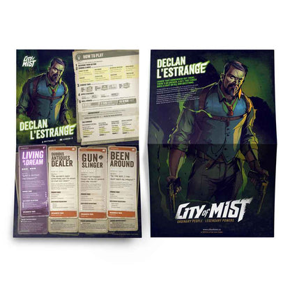 City of Mist Character Folio Pack — 14 Pregen Character Folios