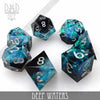Deep Waters (Handmade) - 7 Dice Set