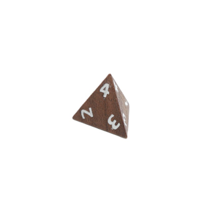 Deku Seed- 7 Piece DnD Dice Set | Wood RPG Gaming Dice
