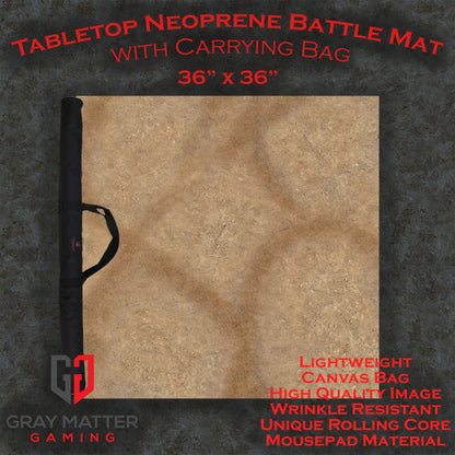 Desert Paths - Neoprene Battle Mat