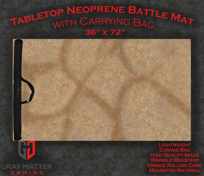 Desert Paths - Neoprene Battle Mat