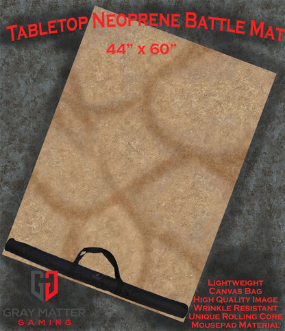 Desert Paths - Neoprene Battle Mat