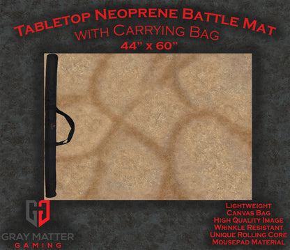 Desert Paths - Neoprene Battle Mat