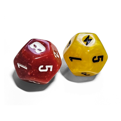 Local Legends Dice — 8 Custom City of Mist DoubleSix Dice