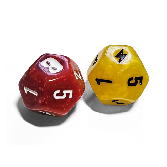 Local Legends Dice — 8 Custom City of Mist DoubleSix Dice